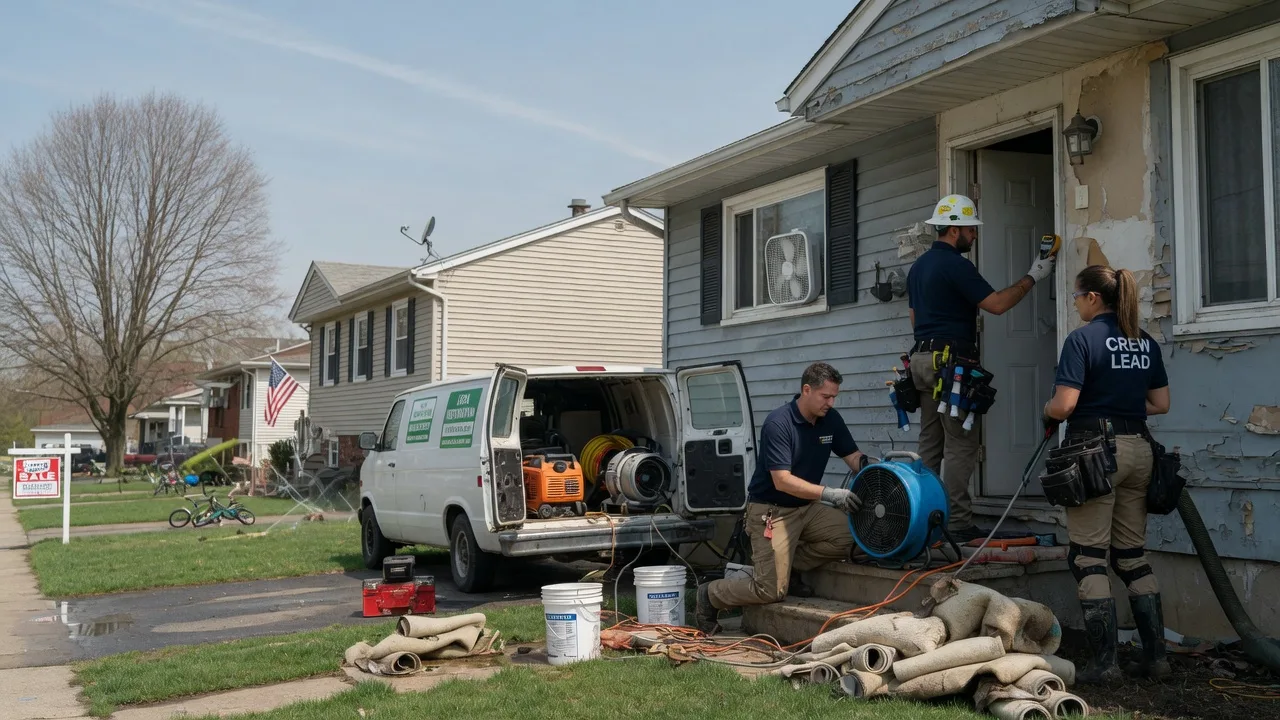 Flood Cleanup in Blue Island, IL near me