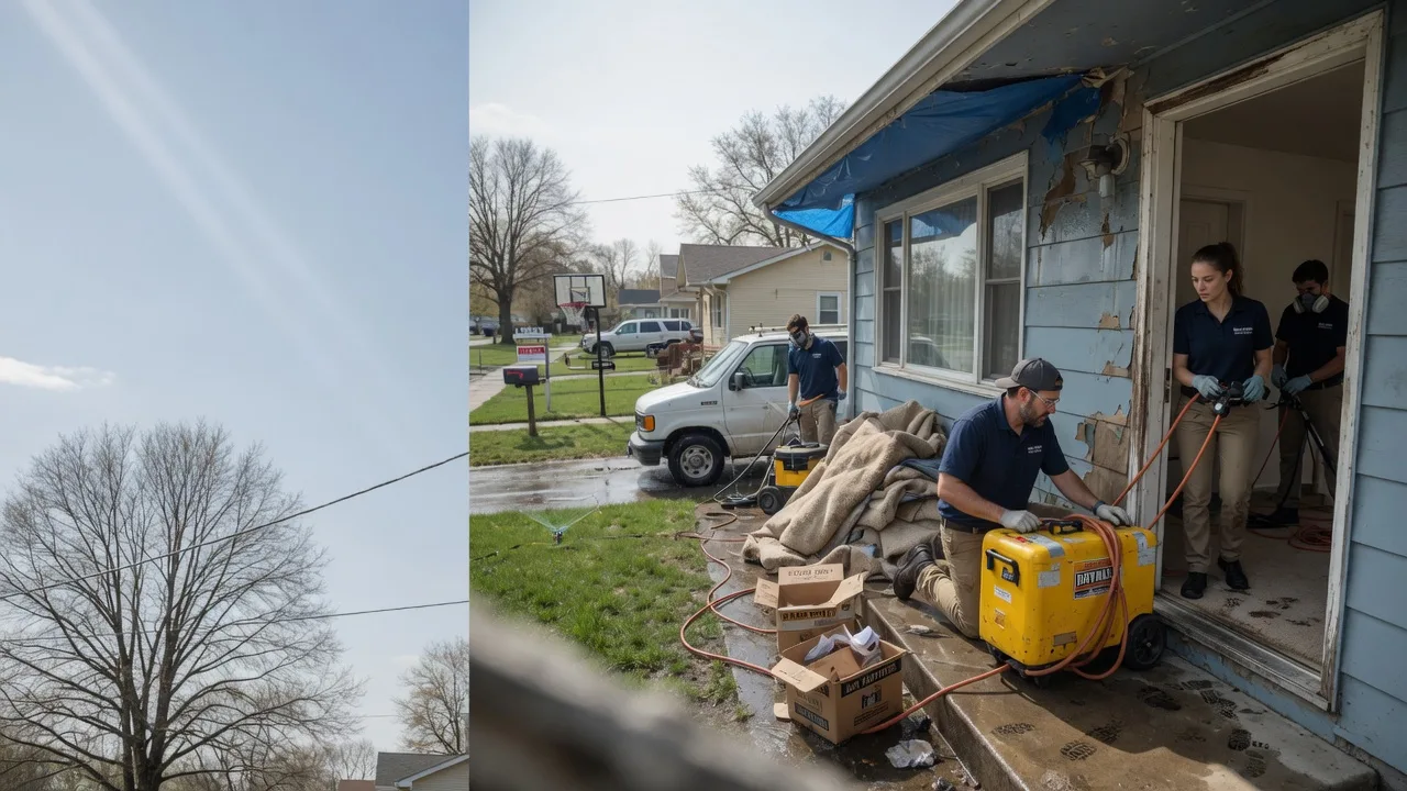 Basement Flood Cleanup in Blue Island, IL near me